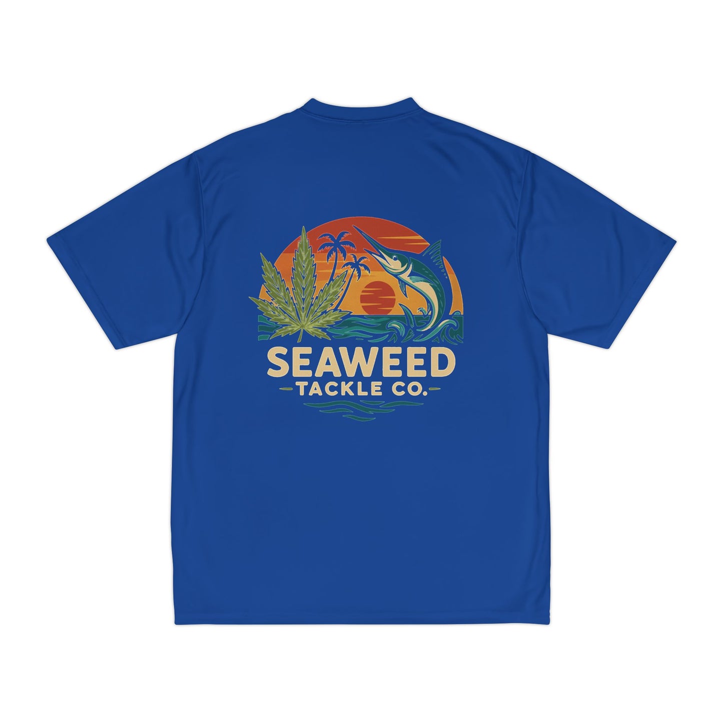 Fishing Performance T-Shirt - Marlin Madness Design