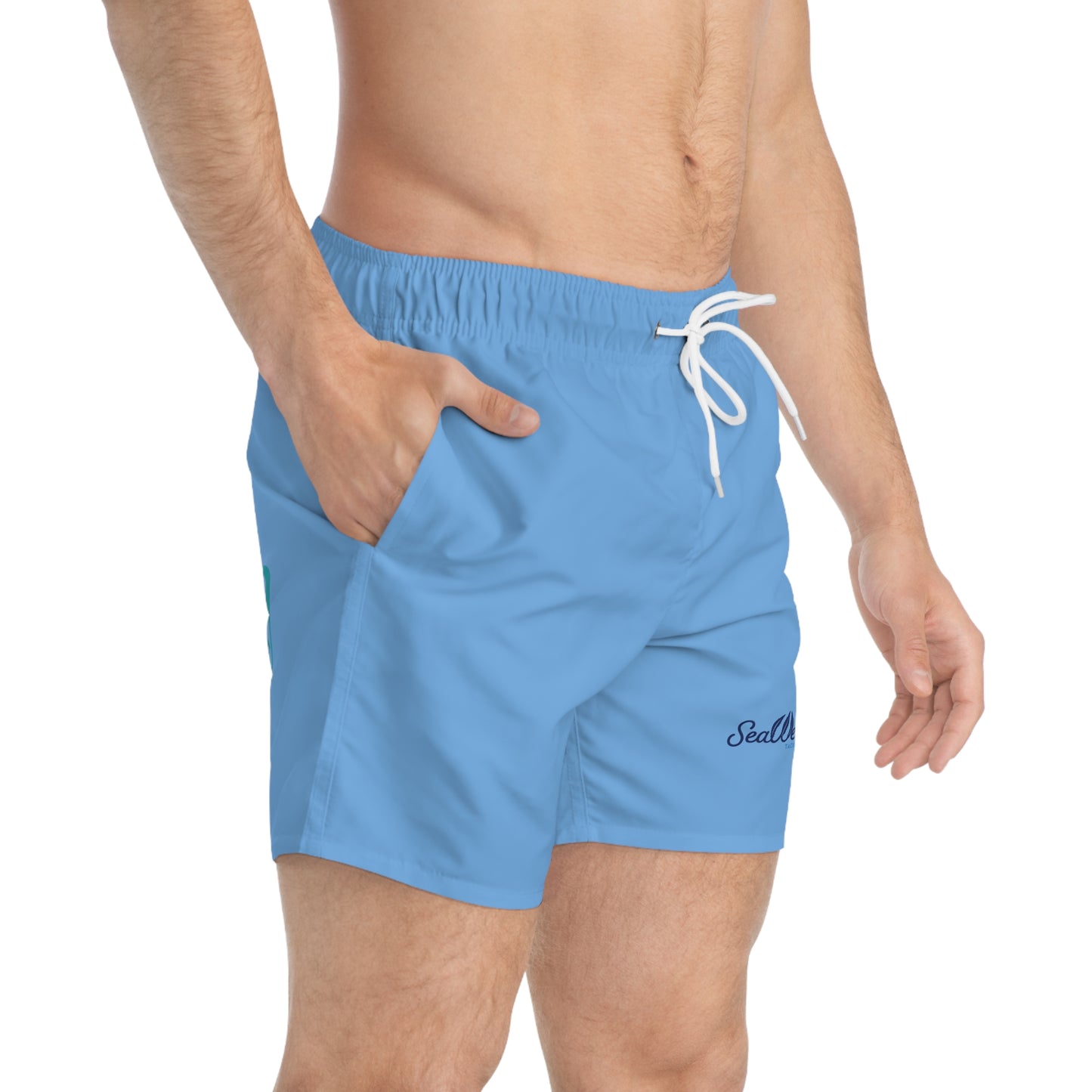 Wahooooo SeaWeed Summer Shorts, Stylish Beach Shorts for Summer, Men's Swimwear, Pool Party Essentials, Vacation Gear, Outdoor Fun