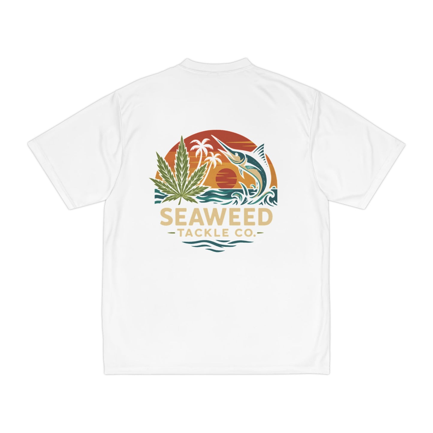 Fishing Performance T-Shirt - Marlin Madness Design