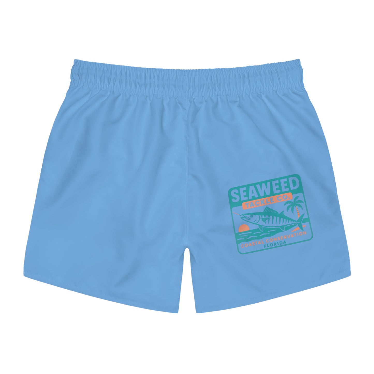 Wahooooo SeaWeed Summer Shorts, Stylish Beach Shorts for Summer, Men's Swimwear, Pool Party Essentials, Vacation Gear, Outdoor Fun