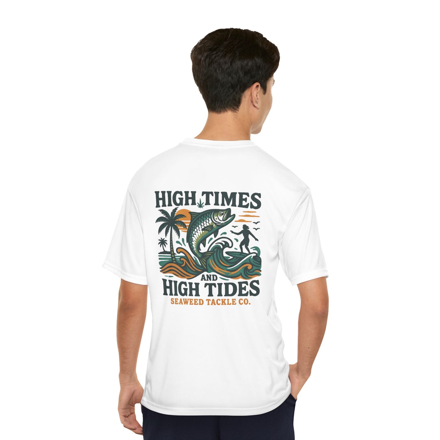 High Tide Men's Performance T-Shirt - Ideal for Surfing and Beach Adventures