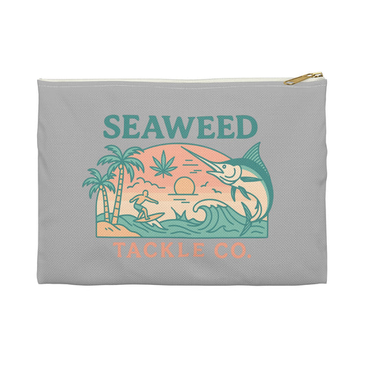 Fish Whistle Stash, Seaweed Tackle Co. Makeup Bag, Beachy Travel Organizer, Summer Vibes Clutch, Surfing Essentials Case