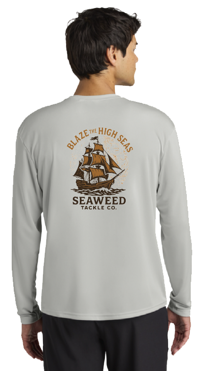 Blaze the High Seas - Long Sleeve Performance Fishing Shirt