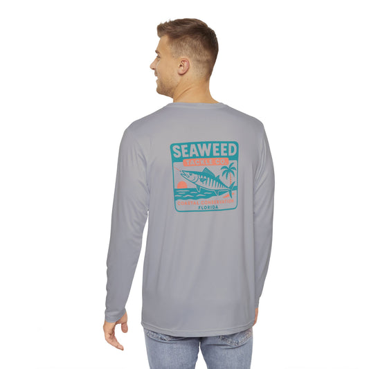 Wahoo Wahoo Long Sleeve Fishing Shirt - Outdoor Apparel, Gift for Fishermen, Summer Style, Beach Wear