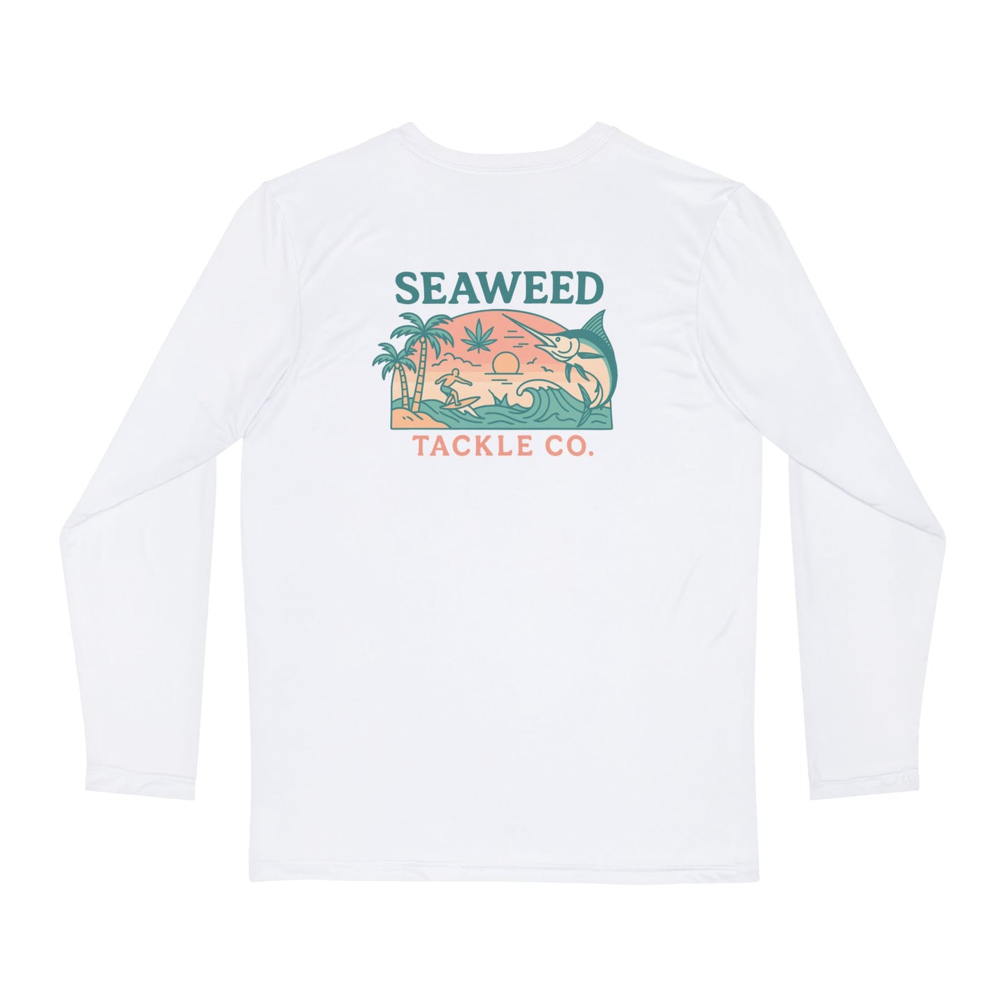 Oceans Calling - Long Sleeve Fishing Shirt - SeaWeed, Outdoor Apparel, Gift for Fishermen, Summer Style, Beach Wear