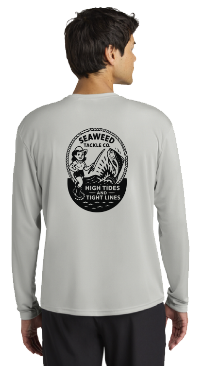 High Tides and Tight Lines - Long Sleeve Performance Fishing Shirt