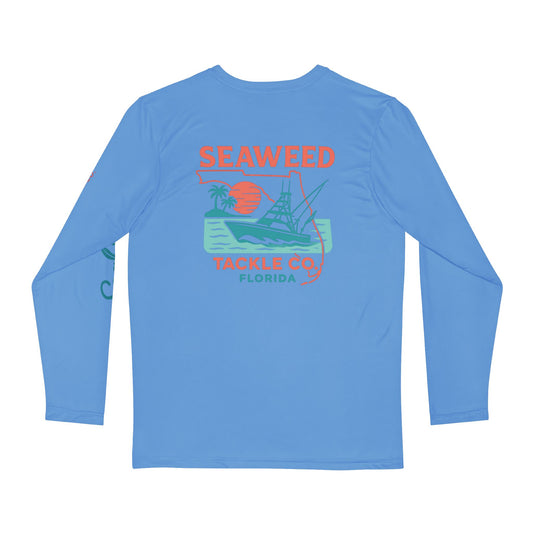 Florida - Long Sleeve Fishing Shirt - SeaWeed Tackle Co, Outdoor Apparel, Gift for Fishermen, Summer Style, Beach Wear